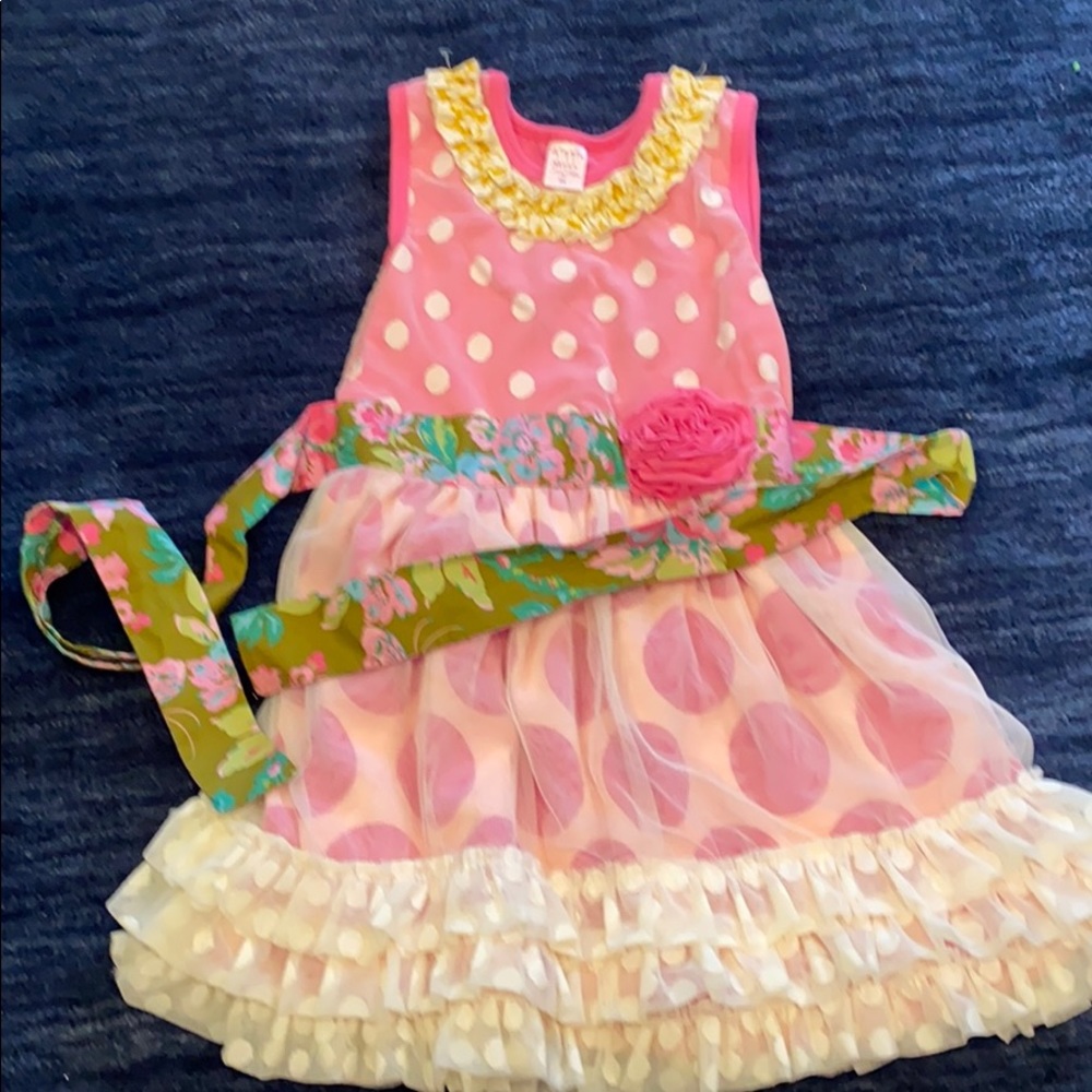 Adorable Giggle moon Leggings with tank  and dress